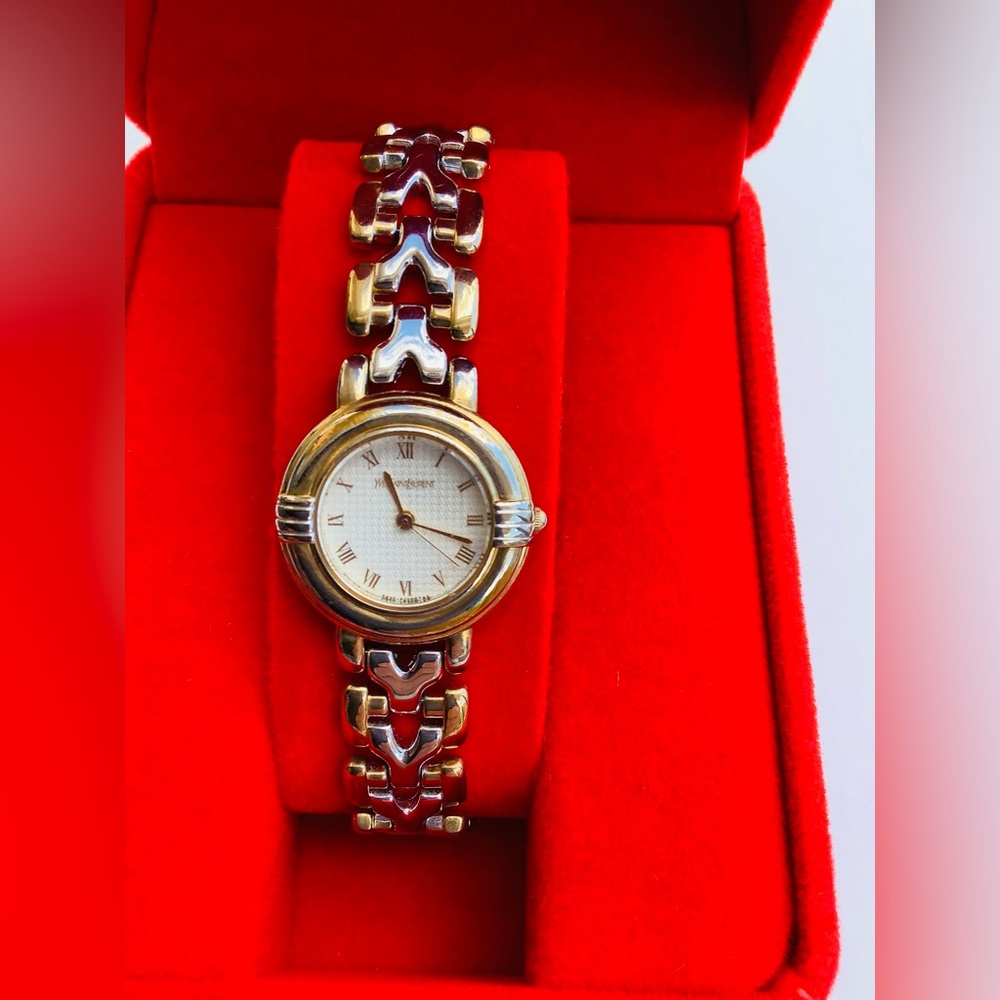 Yves Saint Laurent Two-Tone Women's Bracelet Watch❤️‍🔥